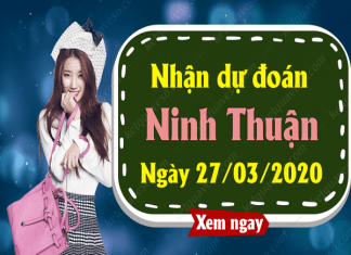 Phân tích kqxs ninh thuận thứ 6 ngày 27/03/2020