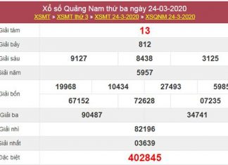 Phân tích XS Quảng Nam 31/3/2020 - KQXSQNM thứ 3