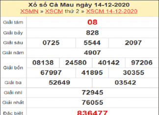 Phân tích XSCM ngày 21/12/2020- xổ số cà mau cụ thể