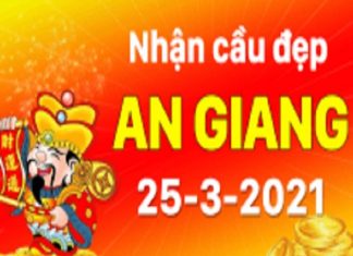 Phân tích XSAG 25/3/2021