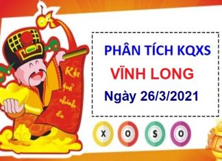 Phân tích KQXSVL ngày 26/3/2021