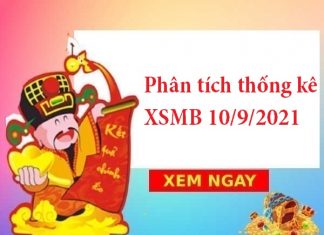 Phân tích thống kê KQXSMB 10/9/2021