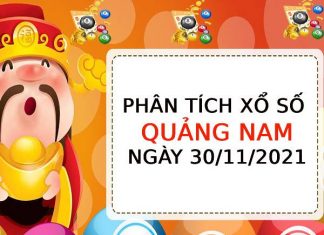 Phân tích KQXSQNM ngày 30/11/2021