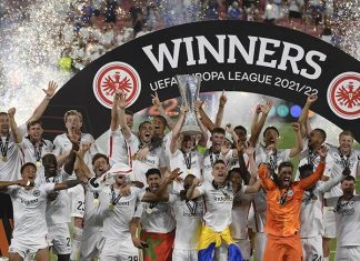 Bóng đá quốc tế 19/5: Frankfurt vô địch Europa League 2021/22