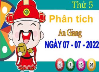 Phân tích XSAG ngày 7/7/2022 - Phân tích đài xổ số An Giang thứ 5