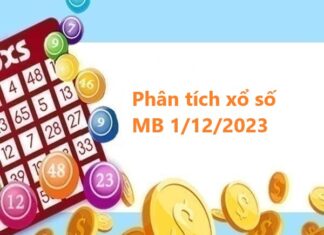 Phân tích xổ số MB 1/12/2023
