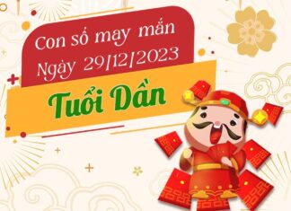 Con số may mắn tuổi Dần hôm nay ngày 29/12/2023