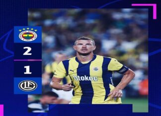 Fenerbahce chật vật đi tiếp ở sơ loại Champions League