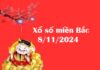 Xổ số miền Bắc 8/11/2024