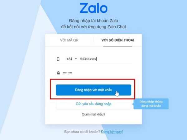 Khắc phục tình trạng Zalo không đăng nhập được