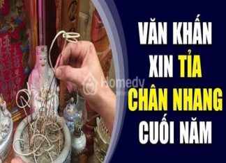 văn khấn xin tỉa chân nhang