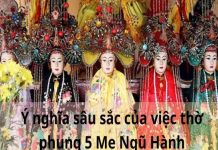 văn khấn 5 mẹ ngũ hành