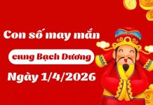 Sự thật con số may mắn ngày 01/04/2026 cung Bạch Dương con số may mắn ngày 01/04/2026 cung Bạch Dương
