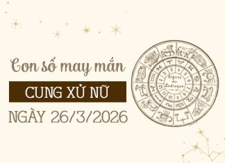 con số may mắn ngày 26/03/2026 cung Xử Nữ
