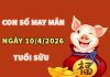 Con số may mắn hôm nay 10/4/2026 thứ 6 tuổi Sửu Con số may mắn hôm nay 10/4/2026 thứ 6 tuổi Sửu