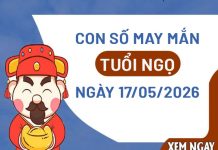 Bội thu tài lộc với con số may mắn ngày 17/05/2026 tuổi Ngọ con số may mắn ngày 17/05/2026 tuổi Ngọ