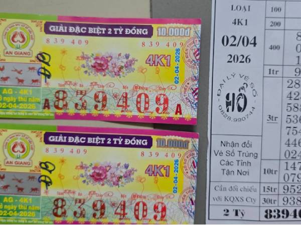 Giải 4 có phải đóng thuế không?